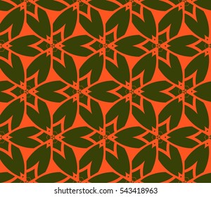 Stylish textile print with geometric ethnic design.fabric background.Vector seamless pattern.
