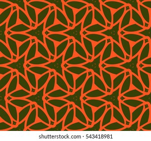 Stylish textile print with geometric ethnic design.fabric background.Vector seamless pattern.