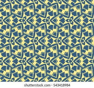 Stylish textile print with geometric ethnic design.fabric background.Vector seamless pattern.