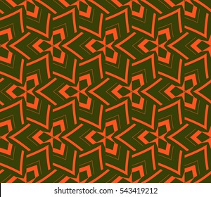 Stylish textile print with geometric ethnic design.fabric background.Vector seamless pattern.