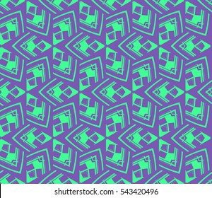 Stylish textile print with geometric ethnic design.fabric background.Vector seamless pattern.