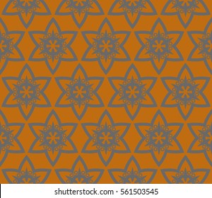 Stylish textile print with geometric ethnic design.fabric background.Vector seamless pattern.