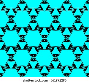 Stylish textile print with geometric ethnic design.fabric background.Vector seamless pattern.