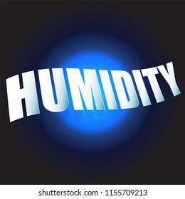 Stylish texts in water, liquid concepts. 3d effected words