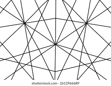 Stylish Texture With Black And White Lines And Geometric Triangles Background, for decoration design, wallpaper, fabric pattern, lines