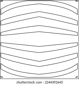 Textura elegante con figuras de líneas.
Resumen de patrones geométricos en blanco y negro para página web, texturas, tarjeta, afiche, tela, textil. Diseño repetitivo gráfico monocromo. 