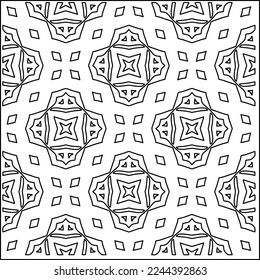 Textura elegante con figuras de líneas.
Resumen de patrones geométricos en blanco y negro para página web, texturas, tarjeta, afiche, tela, textil. Diseño repetitivo gráfico monocromo. 
