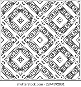 Stylish texture with figures from lines.
Abstract geometric black and white pattern for web page, textures, card, poster, fabric, textile. Monochrome graphic repeating design. 