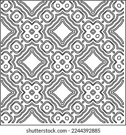 Stylish texture with figures from lines.
Abstract geometric black and white pattern for web page, textures, card, poster, fabric, textile. Monochrome graphic repeating design. 