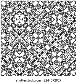 Textura elegante con figuras de líneas.
Resumen de patrones geométricos en blanco y negro para página web, texturas, tarjeta, afiche, tela, textil. Diseño repetitivo gráfico monocromo. 