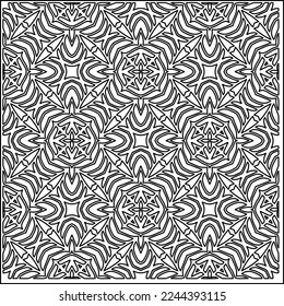 Textura elegante con figuras de líneas.
Resumen de patrones geométricos en blanco y negro para página web, texturas, tarjeta, afiche, tela, textil. Diseño repetitivo gráfico monocromo. 