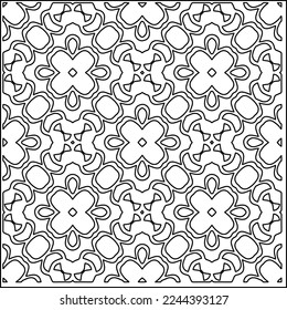 Textura elegante con figuras de líneas.
Resumen de patrones geométricos en blanco y negro para página web, texturas, tarjeta, afiche, tela, textil. Diseño repetitivo gráfico monocromo. 