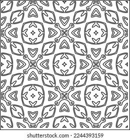 Textura elegante con figuras de líneas.
Resumen de patrones geométricos en blanco y negro para página web, texturas, tarjeta, afiche, tela, textil. Diseño repetitivo gráfico monocromo. 