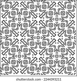 Textura elegante con figuras de líneas.
Resumen de patrones geométricos en blanco y negro para página web, texturas, tarjeta, afiche, tela, textil. Diseño repetitivo gráfico monocromo. 