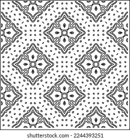 Stylish texture with figures from lines.
Abstract geometric black and white pattern for web page, textures, card, poster, fabric, textile. Monochrome graphic repeating design. 