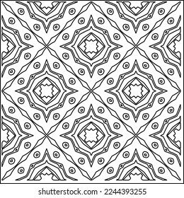 Stylish texture with figures from lines.
Abstract geometric black and white pattern for web page, textures, card, poster, fabric, textile. Monochrome graphic repeating design. 