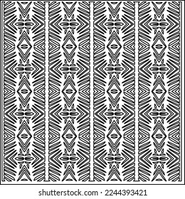 Stylish texture with figures from lines.
Abstract geometric black and white pattern for web page, textures, card, poster, fabric, textile. Monochrome graphic repeating design. 