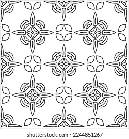 Textura elegante con figuras de líneas.
Resumen de patrones geométricos en blanco y negro para página web, texturas, tarjeta, afiche, tela, textil. Diseño repetitivo gráfico monocromo. 