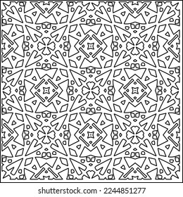 Textura elegante con figuras de líneas.
Resumen de patrones geométricos en blanco y negro para página web, texturas, tarjeta, afiche, tela, textil. Diseño repetitivo gráfico monocromo. 