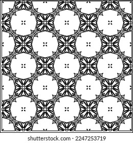 Stylish texture with figures from lines.
Abstract geometric black and white pattern for web page, textures, card, poster, fabric, textile. Monochrome graphic repeating design. 