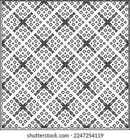 Stylish texture with figures from lines.
Abstract geometric black and white pattern for web page, textures, card, poster, fabric, textile. Monochrome graphic repeating design. 