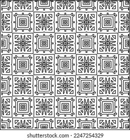 Textura elegante con figuras de líneas.
Resumen de patrones geométricos en blanco y negro para página web, texturas, tarjeta, afiche, tela, textil. Diseño repetitivo gráfico monocromo. 
