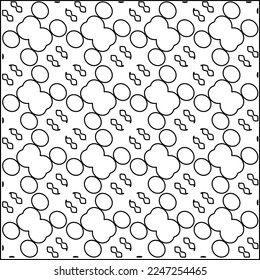 Stylish texture with figures from lines.
Abstract geometric black and white pattern for web page, textures, card, poster, fabric, textile. Monochrome graphic repeating design. 