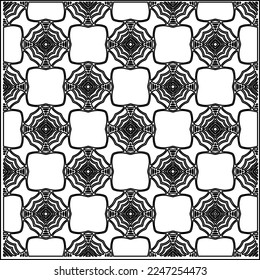 Stylish texture with figures from lines.
Abstract geometric black and white pattern for web page, textures, card, poster, fabric, textile. Monochrome graphic repeating design. 