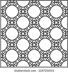 Stylish texture with figures from lines.
Abstract geometric black and white pattern for web page, textures, card, poster, fabric, textile. Monochrome graphic repeating design. 