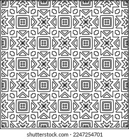 Textura elegante con figuras de líneas.
Resumen de patrones geométricos en blanco y negro para página web, texturas, tarjeta, afiche, tela, textil. Diseño repetitivo gráfico monocromo. 