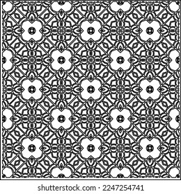 Stylish texture with figures from lines.
Abstract geometric black and white pattern for web page, textures, card, poster, fabric, textile. Monochrome graphic repeating design. 