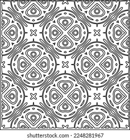 Textura elegante con figuras de líneas.
Resumen de patrones geométricos en blanco y negro para página web, texturas, tarjeta, afiche, tela, textil. Diseño repetitivo gráfico monocromo. 