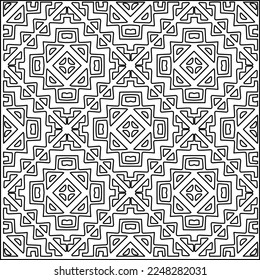 Textura elegante con figuras de líneas.
Resumen de patrones geométricos en blanco y negro para página web, texturas, tarjeta, afiche, tela, textil. Diseño repetitivo gráfico monocromo. 