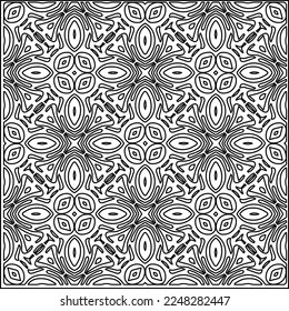 Textura elegante con figuras de líneas.
Resumen de patrones geométricos en blanco y negro para página web, texturas, tarjeta, afiche, tela, textil. Diseño repetitivo gráfico monocromo. 