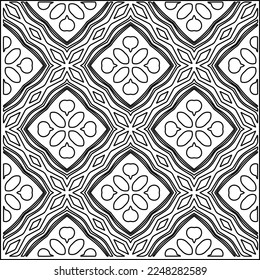 
Stylish texture with figures from lines.
Abstract geometric black and white pattern for web page, textures, card, poster, fabric, textile. Monochrome graphic repeating design. 