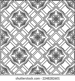 
Stylish texture with figures from lines.
Abstract geometric black and white pattern for web page, textures, card, poster, fabric, textile. Monochrome graphic repeating design. 