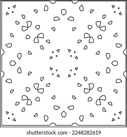 
Stylish texture with figures from lines.
Abstract geometric black and white pattern for web page, textures, card, poster, fabric, textile. Monochrome graphic repeating design. 