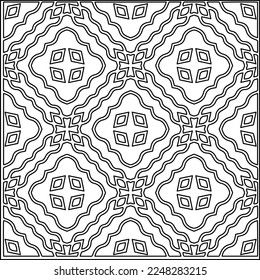 Textura elegante con figuras de líneas.
Resumen de patrones geométricos en blanco y negro para página web, texturas, tarjeta, afiche, tela, textil. Diseño repetitivo gráfico monocromo. 