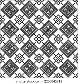 Stylish texture with figures from lines.
Abstract geometric black and white pattern for web page, textures, card, poster, fabric, textile. Monochrome graphic repeating design. 
