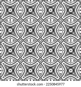Textura elegante con figuras de líneas.
Resumen de patrones geométricos en blanco y negro para página web, texturas, tarjeta, afiche, tela, textil. Diseño repetitivo gráfico monocromo. 