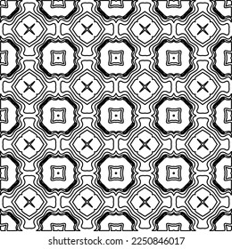 Textura elegante con figuras de líneas.
Resumen de patrones geométricos en blanco y negro para página web, texturas, tarjeta, afiche, tela, textil. Diseño repetitivo gráfico monocromo. 
