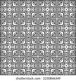 Textura elegante con figuras de líneas.
Resumen de patrones geométricos en blanco y negro para página web, texturas, tarjeta, afiche, tela, textil. Diseño repetitivo gráfico monocromo. 