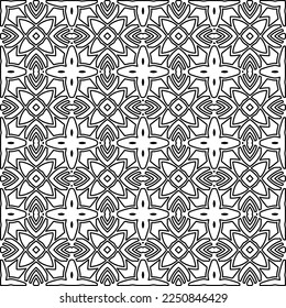 Textura elegante con figuras de líneas.
Resumen de patrones geométricos en blanco y negro para página web, texturas, tarjeta, afiche, tela, textil. Diseño repetitivo gráfico monocromo. 