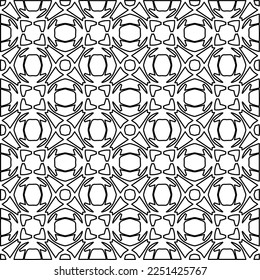 Textura elegante con figuras de líneas.
Resumen de patrones geométricos en blanco y negro para página web, texturas, tarjeta, afiche, tela, textil. Diseño repetitivo gráfico monocromo. 