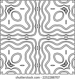 Textura elegante con figuras de líneas.
Resumen de patrones geométricos en blanco y negro para página web, texturas, tarjeta, afiche, tela, textil. Diseño repetitivo gráfico monocromo. 