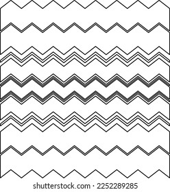 Stylish texture with figures from lines.
Abstract geometric black and white pattern for web page, textures, card, poster, fabric, textile. Monochrome graphic repeating design. 