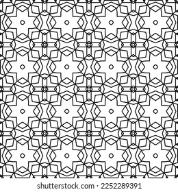 Textura elegante con figuras de líneas.
Resumen de patrones geométricos en blanco y negro para página web, texturas, tarjeta, afiche, tela, textil. Diseño repetitivo gráfico monocromo. 