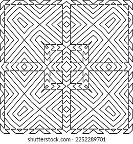 Textura elegante con figuras de líneas.
Resumen de patrones geométricos en blanco y negro para página web, texturas, tarjeta, afiche, tela, textil. Diseño repetitivo gráfico monocromo. 