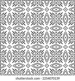 

Stylish texture with figures from lines.
Abstract geometric black and white pattern for web page, textures, card, poster, fabric, textile. Monochrome graphic repeating design. 