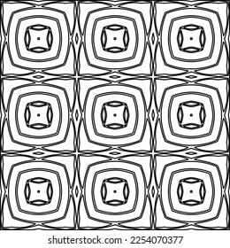 Textura elegante con figuras de líneas.
Resumen de patrones geométricos en blanco y negro para página web, texturas, tarjeta, afiche, tela, textil. Diseño repetitivo gráfico monocromo. 